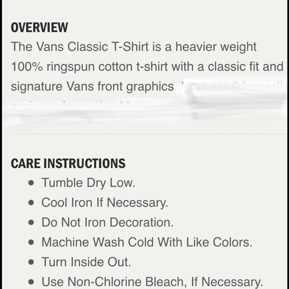 >💙DARK BLUE  (NAVY) CLASSIC T-SHIRT FRONT WHITE LOGO 100% COTTON BRAND NEW VANS - Picture 2 of 10